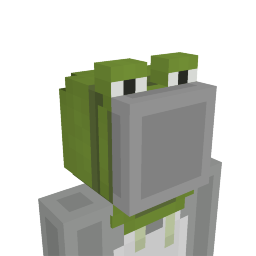 Thumbnail of the Minecraft Bedrock Marketplace product Frog Hood created by CupcakeBrianna.