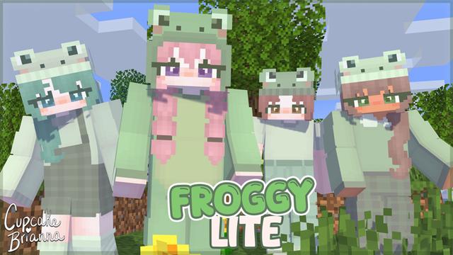 Thumbnail of the Minecraft Bedrock Marketplace product Froggy Lite HD Skin Pack created by CupcakeBrianna.