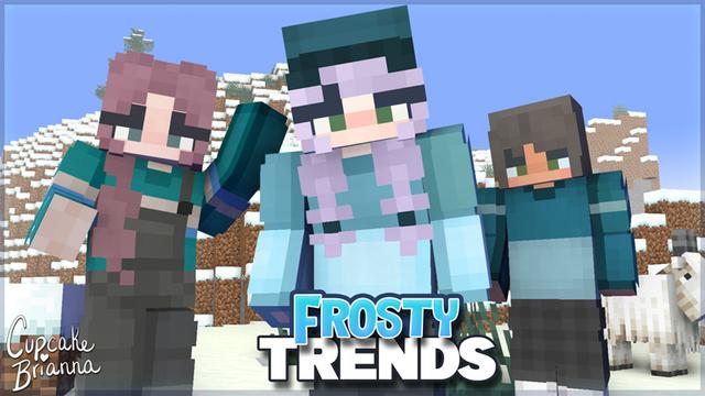 Thumbnail of the Minecraft Bedrock Marketplace product Frosty Trends Skin Pack created by CupcakeBrianna.