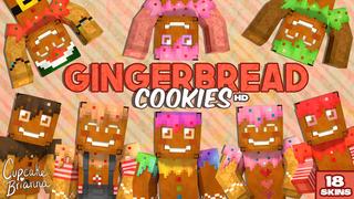 Thumbnail of the Minecraft Bedrock Marketplace product Gingerbread Cookies HD created by CupcakeBrianna.