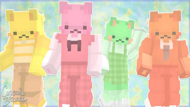 Thumbnail of the Minecraft Bedrock Marketplace product Gradient Cats Skin Pack created by CupcakeBrianna.