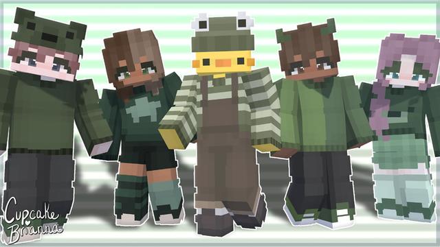 Thumbnail of the Minecraft Bedrock Marketplace product Green Mega Pack created by CupcakeBrianna.