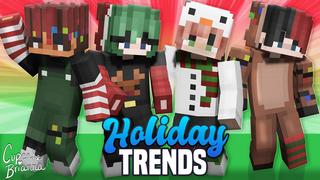 Thumbnail of the Minecraft Bedrock Marketplace product Holiday Trends Skin Pack created by CupcakeBrianna.