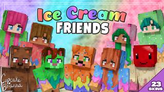 Thumbnail of the Minecraft Bedrock Marketplace product Ice Cream Friends HD Skin Pack created by CupcakeBrianna.