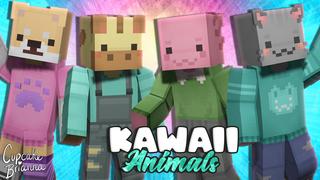 Thumbnail of the Minecraft Bedrock Marketplace product Kawaii Animals HD Skin Pack created by CupcakeBrianna.
