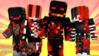 Thumbnail of the Minecraft Bedrock Marketplace product Lava Glow Skin Pack created by CupcakeBrianna.