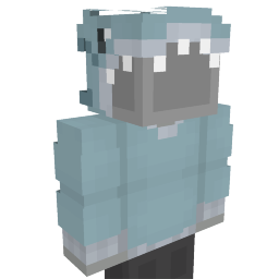 Thumbnail of the Minecraft Bedrock Marketplace product Light Shark Hoodie created by CupcakeBrianna.