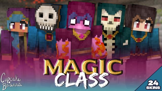 Thumbnail of the Minecraft Bedrock Marketplace product Magic Class HD Skin Pack created by CupcakeBrianna.