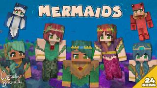 Thumbnail of the Minecraft Bedrock Marketplace product Mermaids HD Skin Pack created by CupcakeBrianna.