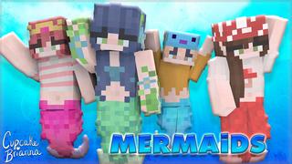 Thumbnail of the Minecraft Bedrock Marketplace product Mermaids Skin Pack created by CupcakeBrianna.