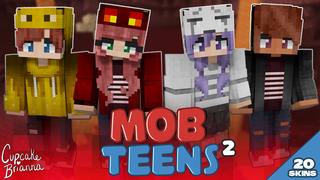 Thumbnail of the Minecraft Bedrock Marketplace product Mob Teens 2 HD Skin Pack created by CupcakeBrianna.