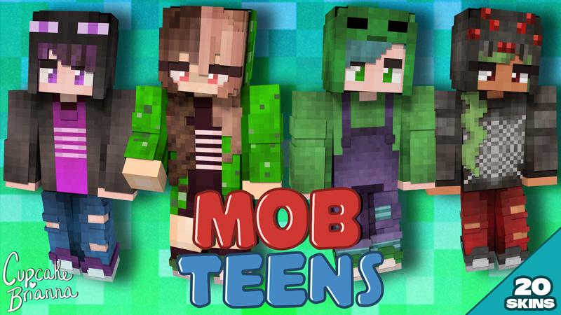 Mob Teens HD Skin Pack by CupcakeBrianna | CHUNK - Minecraft Bedrock ...
