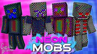Thumbnail of the Minecraft Bedrock Marketplace product Neon Mobs HD Skin Pack created by CupcakeBrianna.