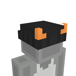 Thumbnail of the Minecraft Bedrock Marketplace product Orange Demon Beanie created by CupcakeBrianna.