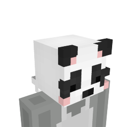 Thumbnail of the Minecraft Bedrock Marketplace product Panda Head created by CupcakeBrianna.