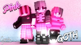Thumbnail of the Minecraft Bedrock Marketplace product Pink Goth Skin Pack created by CupcakeBrianna.