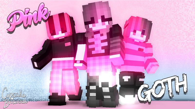 Pink Goth Skin Pack by CupcakeBrianna | CHUNK - Minecraft Bedrock ...