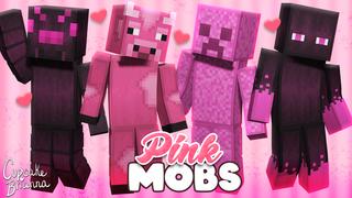 Thumbnail of the Minecraft Bedrock Marketplace product Pink Mobs HD Skin Pack created by CupcakeBrianna.