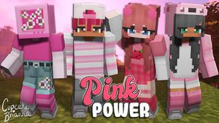 Thumbnail of the Minecraft Bedrock Marketplace product Pink Power HD Skin Pack created by CupcakeBrianna.