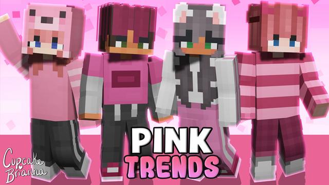 Thumbnail of the Minecraft Bedrock Marketplace product Pink Trends Skin Pack created by CupcakeBrianna.