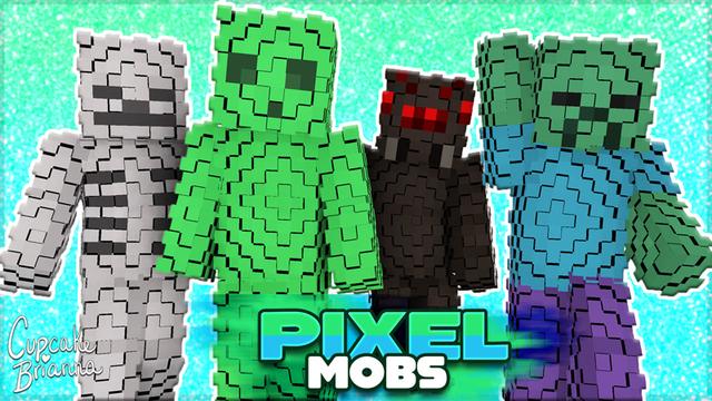 Thumbnail of the Minecraft Bedrock Marketplace product Pixel Mobs Skin Pack created by CupcakeBrianna.