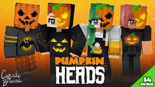 Thumbnail of the Minecraft Bedrock Marketplace product Pumpkin Heads HD Skin Pack created by CupcakeBrianna.