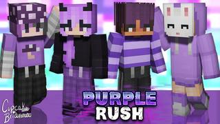 Thumbnail of the Minecraft Bedrock Marketplace product Purple Rush Skin Pack created by CupcakeBrianna.