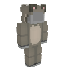 Thumbnail of the Minecraft Bedrock Marketplace product Raccoon Pajamas created by CupcakeBrianna.