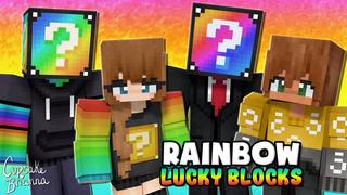 Thumbnail of the Minecraft Bedrock Marketplace product Rainbow Lucky Blocks HD created by CupcakeBrianna.
