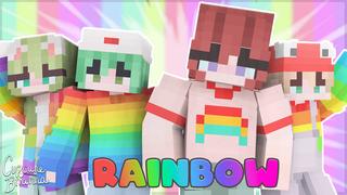 Thumbnail of the Minecraft Bedrock Marketplace product Rainbow Skin Pack created by CupcakeBrianna.