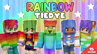 Thumbnail of the Minecraft Bedrock Marketplace product Rainbow Tiedye HD Skin Pack created by CupcakeBrianna.