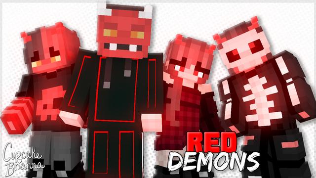 Thumbnail of the Minecraft Bedrock Marketplace product Red Demons Skin Pack created by CupcakeBrianna.