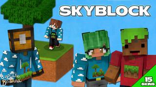 Thumbnail of the Minecraft Bedrock Marketplace product Skyblock HD Skin Pack created by CupcakeBrianna.