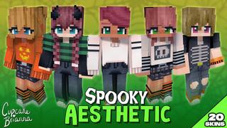 Thumbnail of the Minecraft Bedrock Marketplace product Spooky Aesthetic HD Skin Pack created by CupcakeBrianna.