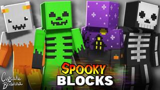 Thumbnail of the Minecraft Bedrock Marketplace product Spooky Blocks HD Skin Pack created by CupcakeBrianna.