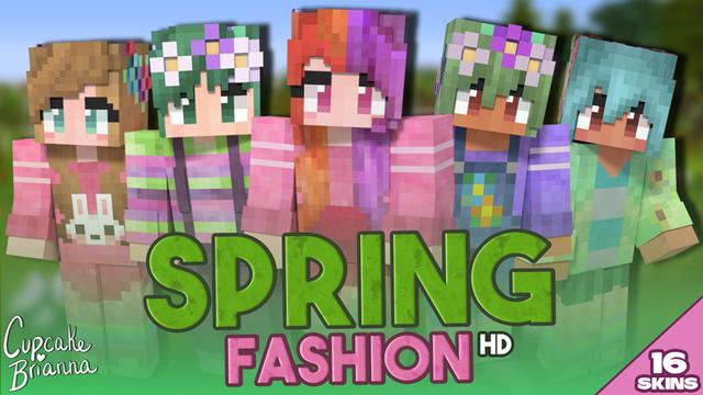 Thumbnail of the Minecraft Bedrock Marketplace product Spring Fashion HD Skin Pack created by CupcakeBrianna.