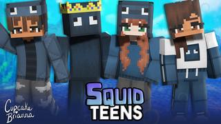 Thumbnail of the Minecraft Bedrock Marketplace product Squid Teens HD Skin Pack created by CupcakeBrianna.