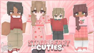 Thumbnail of the Minecraft Bedrock Marketplace product Strawberry Cuties HD Skin Pack created by CupcakeBrianna.