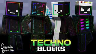 Thumbnail of the Minecraft Bedrock Marketplace product Techno Blocks HD Skin Pack created by CupcakeBrianna.