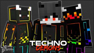 Thumbnail of the Minecraft Bedrock Marketplace product Techno Demons Skin Pack created by CupcakeBrianna.