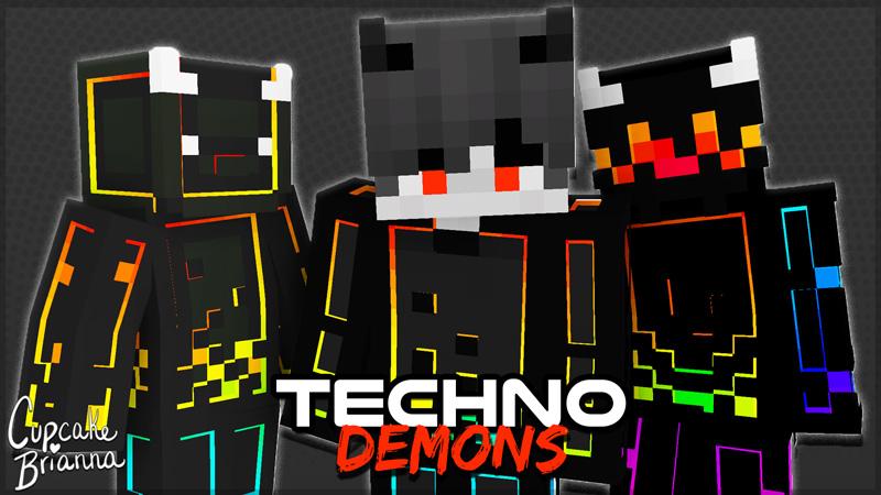 Techno Demons Skin Pack by CupcakeBrianna | CHUNK - Minecraft Bedrock ...