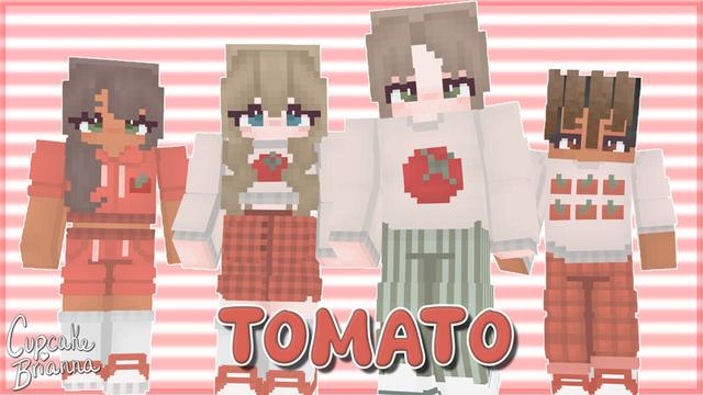 Thumbnail of the Minecraft Bedrock Marketplace product Tomato HD Skin Pack created by CupcakeBrianna.