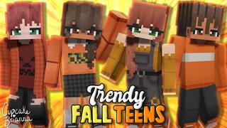 Thumbnail of the Minecraft Bedrock Marketplace product Trendy Fall Teens HD Skin Pack created by CupcakeBrianna.