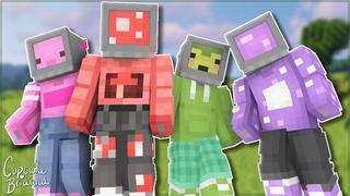 Thumbnail of the Minecraft Bedrock Marketplace product TV Heads 2 Skin Pack created by CupcakeBrianna.