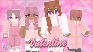 Thumbnail of the Minecraft Bedrock Marketplace product Valentine HD Skin Pack created by CupcakeBrianna.