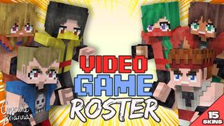 Thumbnail of the Minecraft Bedrock Marketplace product Video Game Roster HD Skin Pack created by CupcakeBrianna.