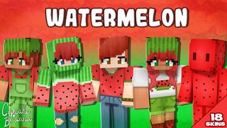 Thumbnail of the Minecraft Bedrock Marketplace product Watermelon HD Skin Pack created by CupcakeBrianna.