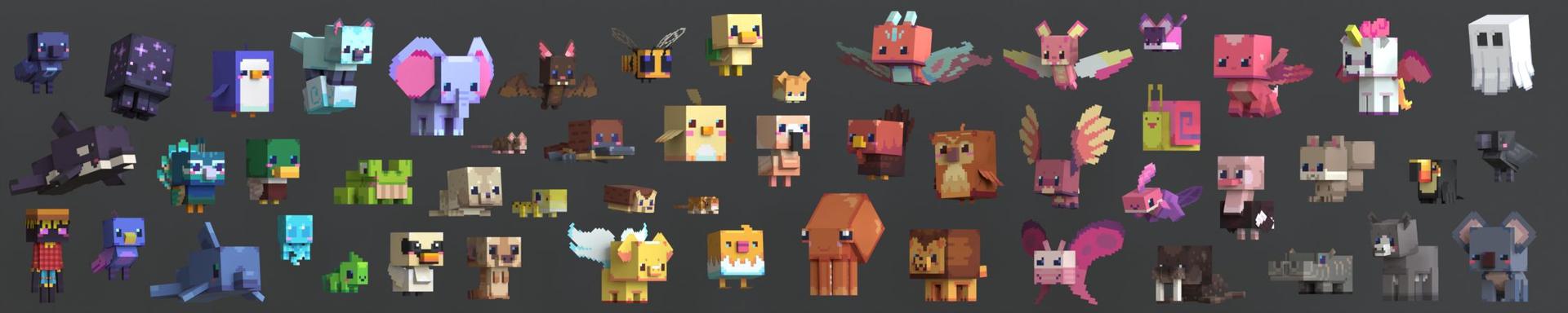 Panorama of the Minecraft Bedrock Marketplace product 200 Pets created by Cyclone.