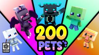 Thumbnail of the Minecraft Bedrock Marketplace product 200 Pets created by Cyclone.