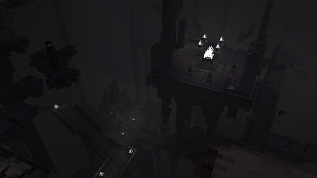 Screenshot of the Minecraft Bedrock Marketplace product Abyss Dimension created by Cyclone.